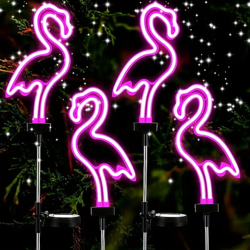 Modern Solar Powered Flamingo Neon Light Waterproof Outdoor Garden Decor Landscape Pathway Lighting for Yard Lawn Villa Patio
Modern Solar Powered Flamingo Neon Light Waterproof Outdoor Garden Decor Landscape Pathway Lighting for Yard Lawn Villa Patio