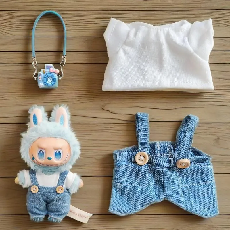 Mini Plush 17cm Doll Clothes Outfit Accessories For Korea Kpop Exo Labubu Idol suit Clothing Gift waist bag
Mini Plush 17cm Doll Clothes Outfit Accessories For Korea Kpop Exo Labubu Idol suit Clothing Gift waist bag