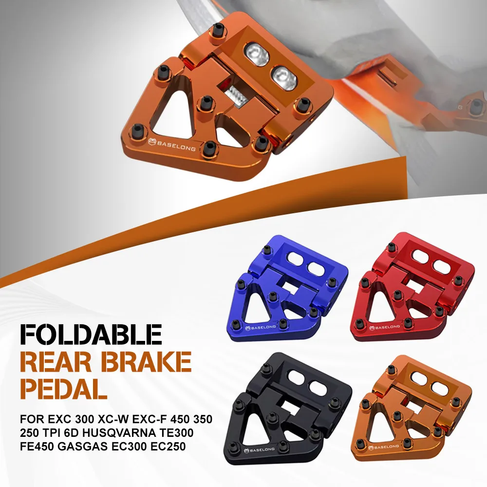 2017-2025 Foldable Brake Pedal Step Tip Plate For EXC 300 XC-W EXC-F 450 350 250 TPi 6D Husqvarna TE300 FE450 GasGas EC300 EC250
2017-2025 Foldable Brake Pedal Step Tip Plate For EXC 300 XC-W EXC-F 450 350 250 TPi 6D Husqvarna TE300 FE450 GasGas EC300 EC250