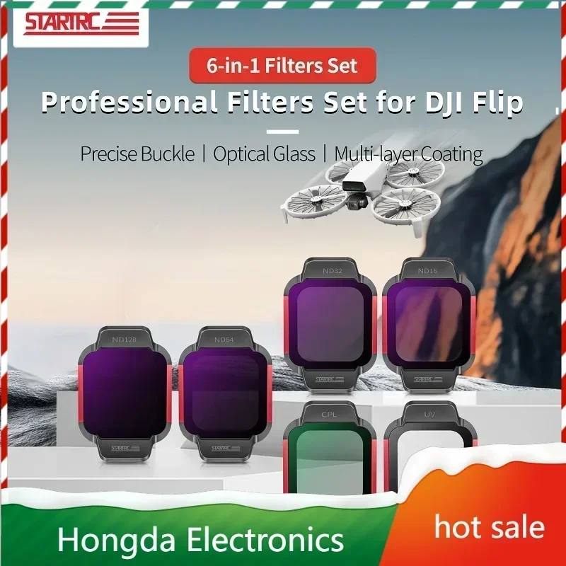 Flip Filter Set ND16 ND32 ND64 ND128 UV CPL For DJI FLIP Drone Camera ND Filter Kit AGC Optical Glass Lens Protector Accessories
Flip Filter Set ND16 ND32 ND64 ND128 UV CPL For DJI FLIP Drone Camera ND Filter Kit AGC Optical Glass Lens Protector Accessories