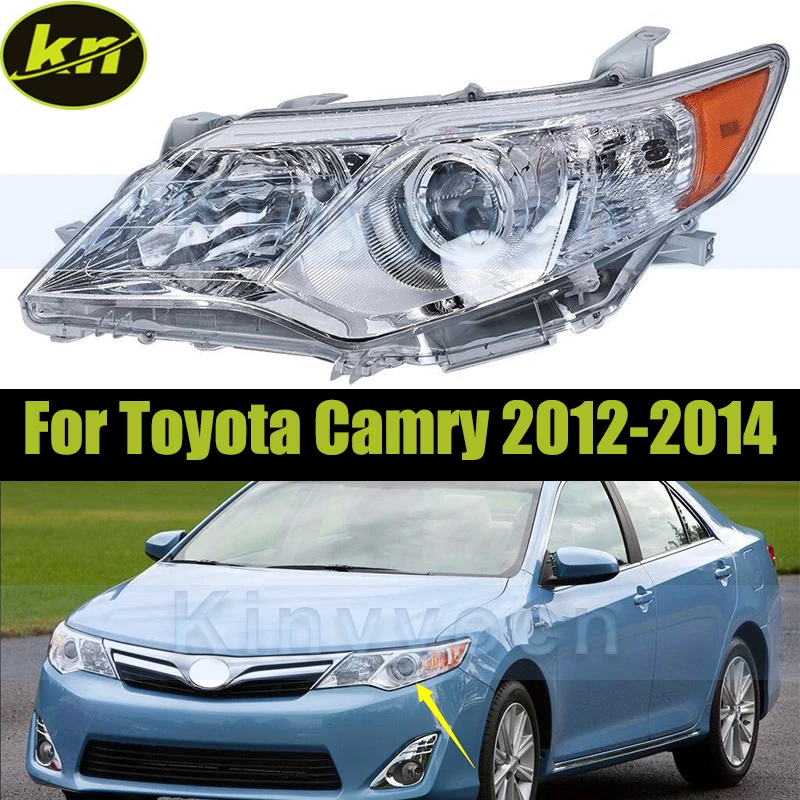 Американская версия, галогенная фара на передний бампер для Toyota Camry 2012-2014, белая основа, головная лампа
Американская версия, галогенная фара на передний бампер для Toyota Camry 2012-2014, белая основа, головная лампа