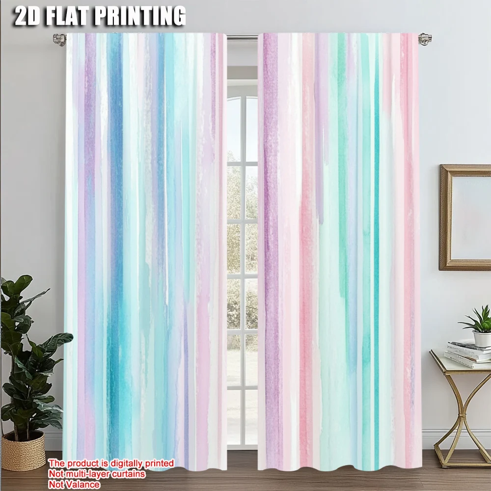 2pcs, Curtain Set 2D print Aesthetic Blue Pink Stripe Versatile Fabric (without rod) Gifts Perfect for Bedroom Living Room Study
2pcs, Curtain Set 2D print Aesthetic Blue Pink Stripe Versatile Fabric (without rod) Gifts Perfect for Bedroom Living Room Study