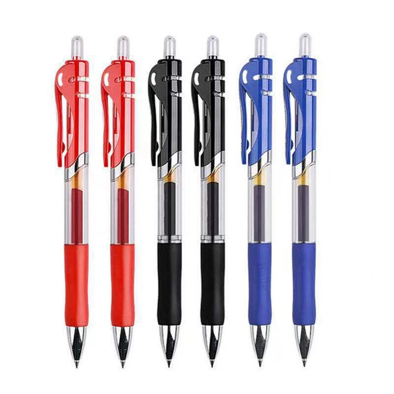 Large Capacity Business Retractable Gel Pens Refills 0.5mm Black blue ink Ballpoint School Student Exam Writing Supplies
Large Capacity Business Retractable Gel Pens Refills 0.5mm Black blue ink Ballpoint School Student Exam Writing Supplies
