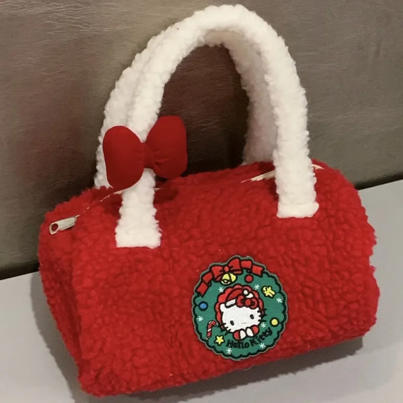 Christmas New Year's Eve Limited Kitty Handbag Small Red Envelope Contrasting Lamb Wool Hand Bag Plush Storage Bag
Christmas New Year's Eve Limited Kitty Handbag Small Red Envelope Contrasting Lamb Wool Hand Bag Plush Storage Bag