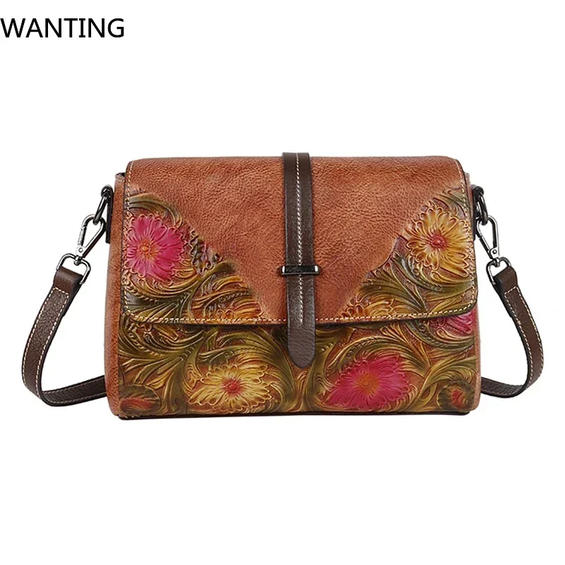 Genuine Leather Messenger One Shoulder Bag For Women Vintage Belt Designer Luxury Real Cowhide Lady Female Purse Cross Body Bag
Genuine Leather Messenger One Shoulder Bag For Women Vintage Belt Designer Luxury Real Cowhide Lady Female Purse Cross Body Bag