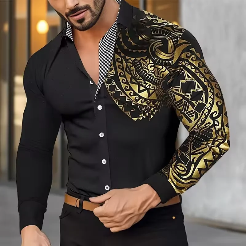 Men's Shirts Button-down Shirts Casual Shirts Black White Burgundy Long Sleeves Lapel Spring and Fall Wedding Party Clothing 6XL
Men's Shirts Button-down Shirts Casual Shirts Black White Burgundy Long Sleeves Lapel Spring and Fall Wedding Party Clothing 6XL