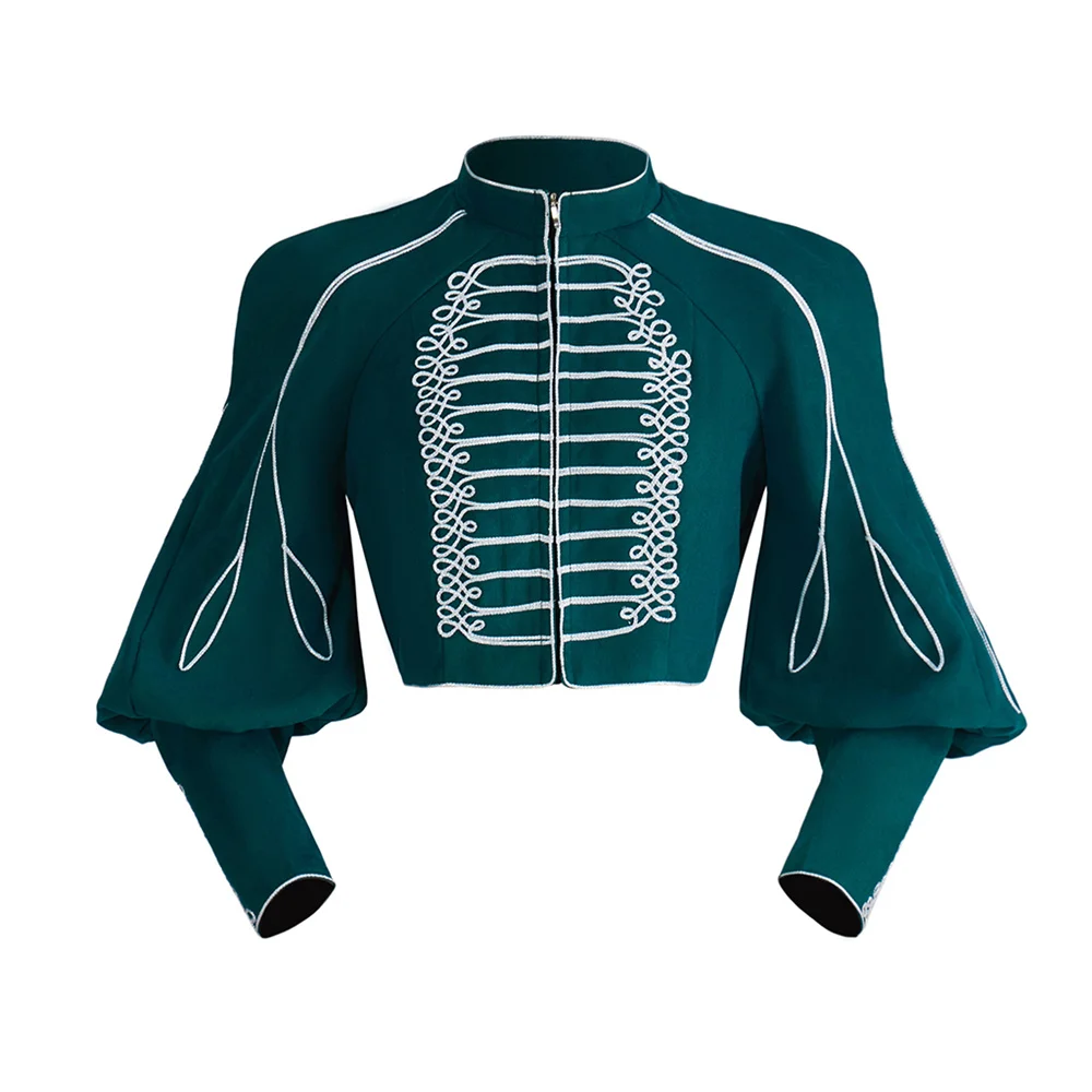 Women Gothic Steampunk Officer Jacket Historical Victorian Renaissance Civil War Colonial Military Uniform Hussar Coat
Women Gothic Steampunk Officer Jacket Historical Victorian Renaissance Civil War Colonial Military Uniform Hussar Coat