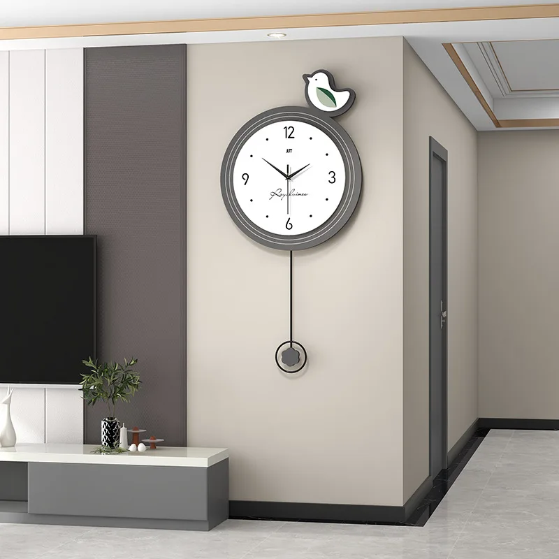Iron Art Creative Living Room Decorative Silent Sweeping Wall Clock Lovely Bird High Density Dial Plate With Pendant
Iron Art Creative Living Room Decorative Silent Sweeping Wall Clock Lovely Bird High Density Dial Plate With Pendant