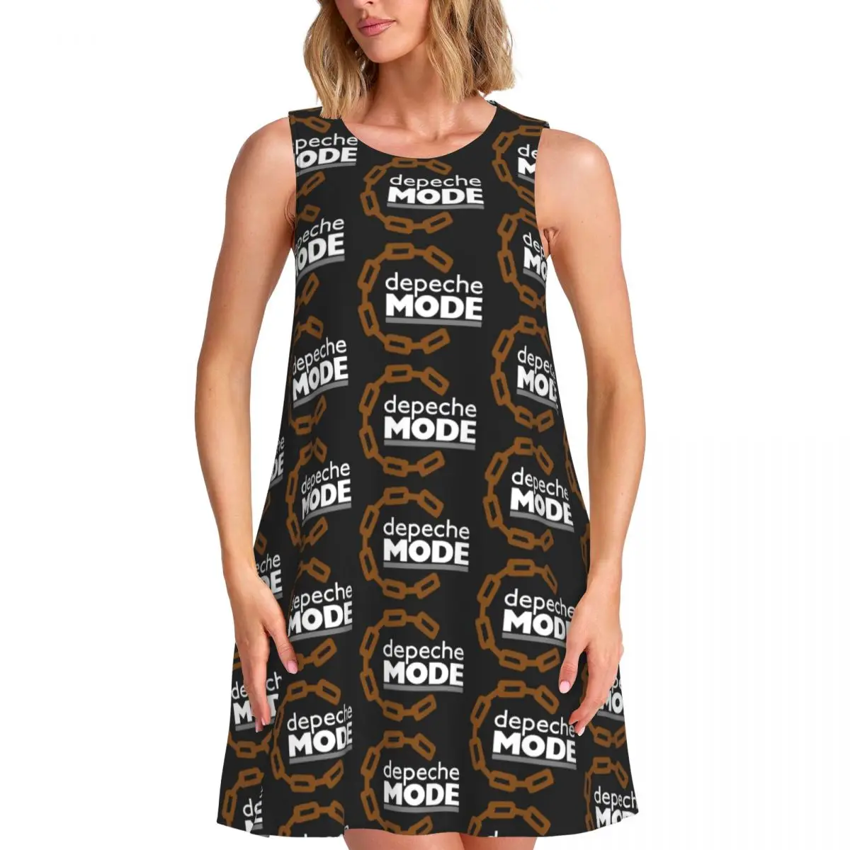 Custom Cool Depeches Cool Mode Women's Sleeveless Dress Music Sundress Casual Pockets For Travel Beach Dress
Custom Cool Depeches Cool Mode Women's Sleeveless Dress Music Sundress Casual Pockets For Travel Beach Dress