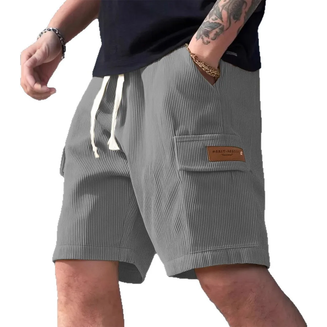 American Retro Men Corduroy Shorts Summer Striped Loose Casual Shorts Streetwear Sports Daily Fashion Outdoor Short Pants
American Retro Men Corduroy Shorts Summer Striped Loose Casual Shorts Streetwear Sports Daily Fashion Outdoor Short Pants