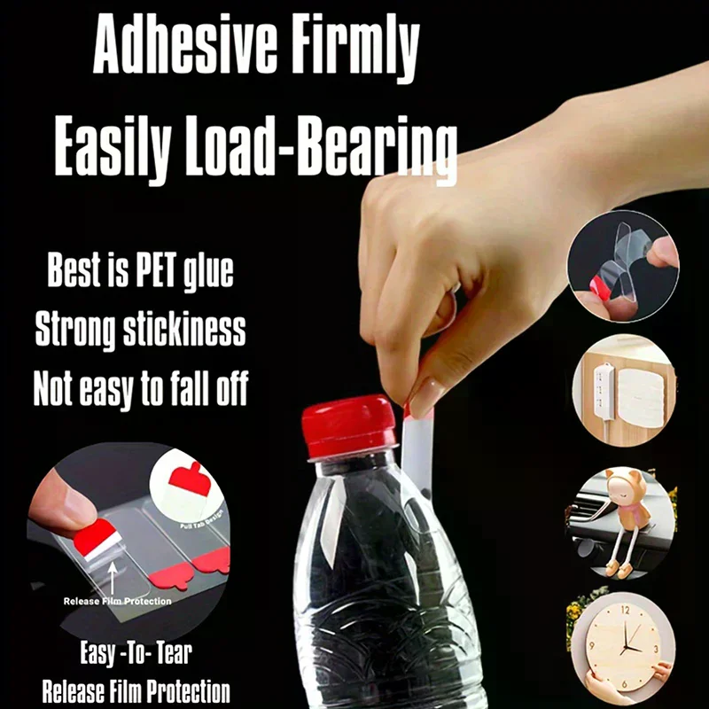 30pcs/60pcs/120pcs Double-sided Adhesive Tape Transparent Extra Strong Sticky Strip For Photos Decor Crafts Removable Stickers
30pcs/60pcs/120pcs Double-sided Adhesive Tape Transparent Extra Strong Sticky Strip For Photos Decor Crafts Removable Stickers