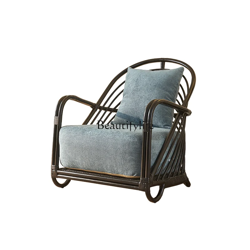 French retro sofa solid wood rattan home straight row three living room simple and modern
French retro sofa solid wood rattan home straight row three living room simple and modern