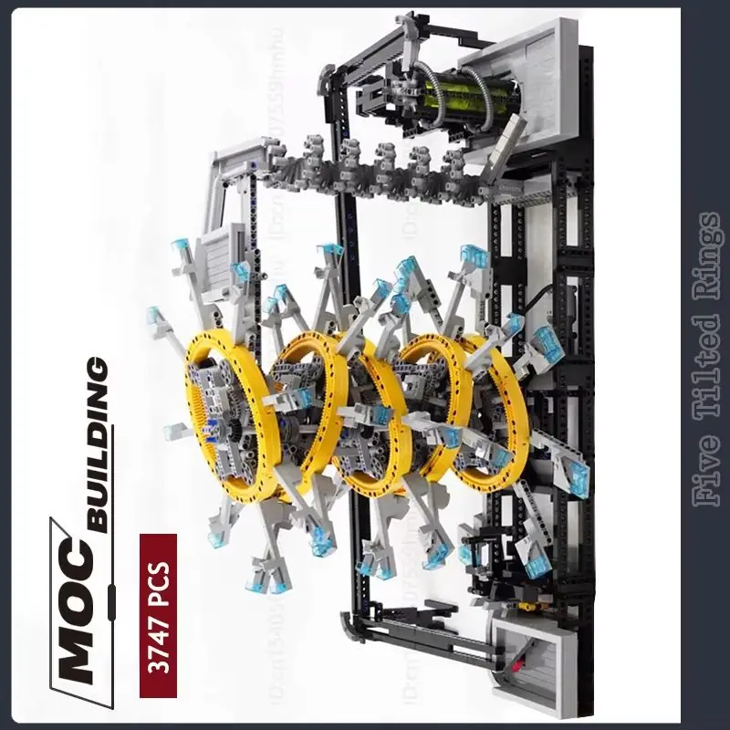 Модуль GBC «Пять наклонных колец», строительные блоки MOC, модель машинки с мотором, технологические кирпичики, конструктор DIY, головоломка, креативные игрушки, подарки
Модуль GBC «Пять наклонных колец», строительные блоки MOC, модель машинки с мотором, технологические кирпичики, конструктор DIY, головоломка, креативные игрушки, подарки