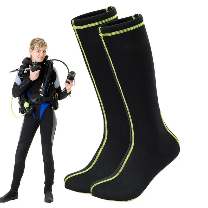 Wetsuit Socks Non-Slip Insulated Neoprene Elastic Diving And Surfing Socks For Cold Water Durable Knee Length Long Socks For
Wetsuit Socks Non-Slip Insulated Neoprene Elastic Diving And Surfing Socks For Cold Water Durable Knee Length Long Socks For
