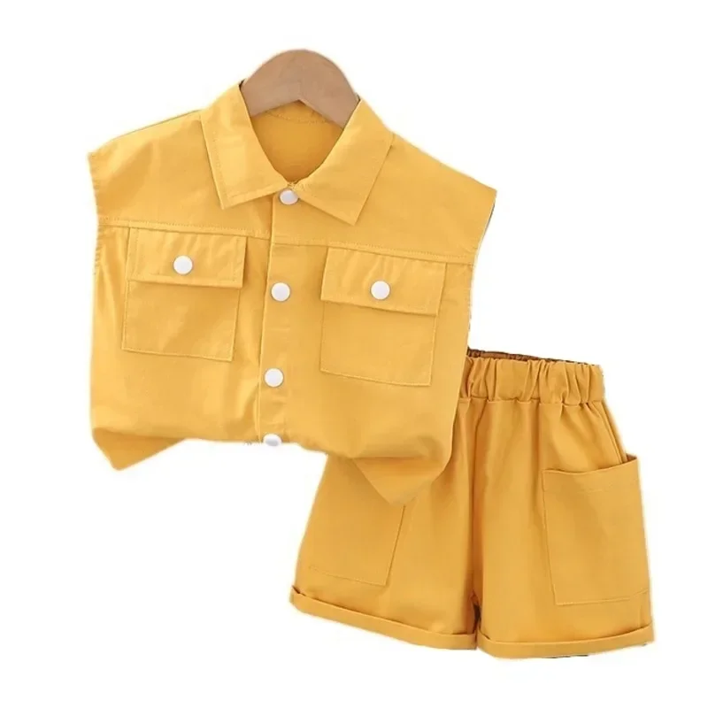 New Summer Fashion Baby Clothes Children Boys Solid Vest Shorts 2Pcs/Sets Infant Outfits Toddler Casual Costume Kids Sportswear
New Summer Fashion Baby Clothes Children Boys Solid Vest Shorts 2Pcs/Sets Infant Outfits Toddler Casual Costume Kids Sportswear
