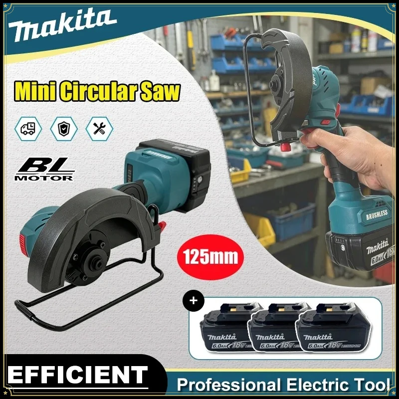 Makita Brushless 125mm Angle Grinder, Portable Power Cutting Tool for Home DIY & Industrial Construction
Makita Brushless 125mm Angle Grinder, Portable Power Cutting Tool for Home DIY & Industrial Construction