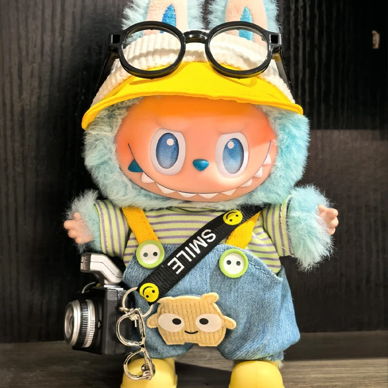 For 17cm Labubu Idol V1 V2 Fashion Mini Doll Clothes Outfit Accessories Stylish Outfit Clothes Sports Leisure Suit Clothing Gift
For 17cm Labubu Idol V1 V2 Fashion Mini Doll Clothes Outfit Accessories Stylish Outfit Clothes Sports Leisure Suit Clothing Gift