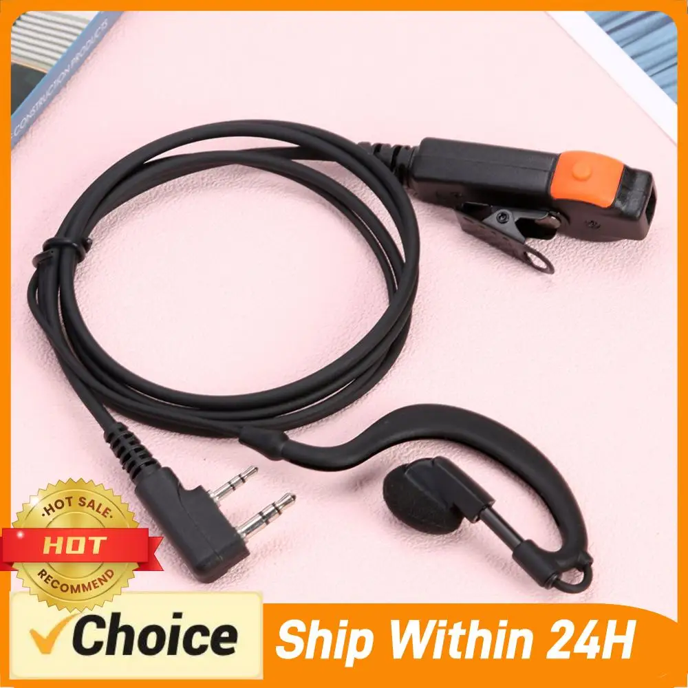 2 Pin Walkie Talkie Headset Earphones K-Plug Headphone Earphone Dual PTT G Type with Microphone for Kenwood Baofeng 888S TYT
2 Pin Walkie Talkie Headset Earphones K-Plug Headphone Earphone Dual PTT G Type with Microphone for Kenwood Baofeng 888S TYT