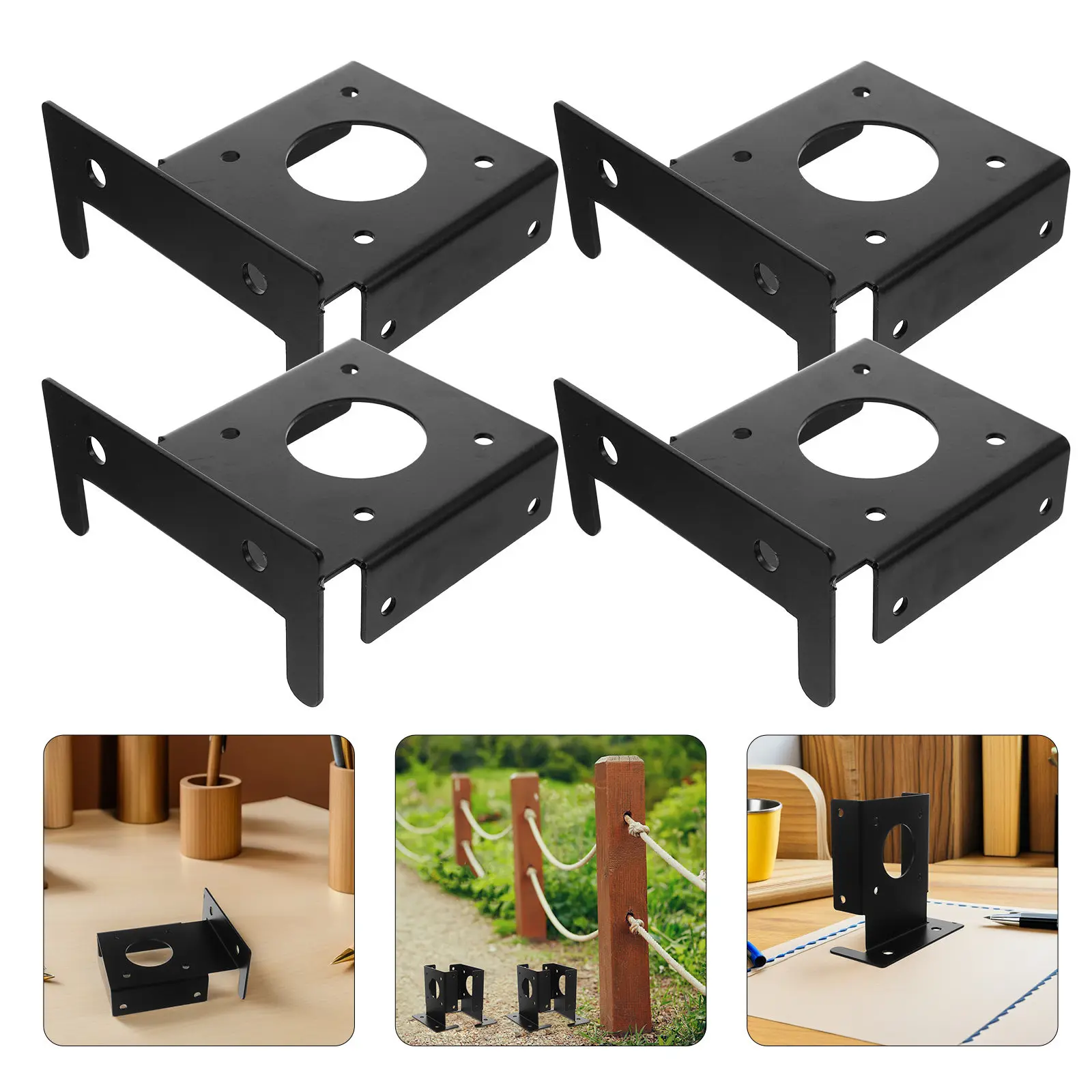 4Pcs Corrosion Resistant Deck Post Base Bracket for Pergola Pavilion Railing Support Wood Metal Posts 4x4 Inch Stable
4Pcs Corrosion Resistant Deck Post Base Bracket for Pergola Pavilion Railing Support Wood Metal Posts 4x4 Inch Stable