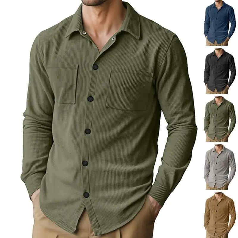 New Casual Pure Color Corduroy Button Cardigan Workwear Shirt Khaki Style Long Sleeve Casual Outerwear Female Inner Wear
New Casual Pure Color Corduroy Button Cardigan Workwear Shirt Khaki Style Long Sleeve Casual Outerwear Female Inner Wear