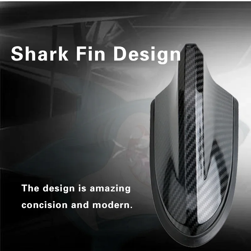 Universal Carbon Fiber Look Car Roof Top Mount Shark Fin Aerial Antenna Toppers Auto Radio AM FM Antenna Signal Amplifier
Universal Carbon Fiber Look Car Roof Top Mount Shark Fin Aerial Antenna Toppers Auto Radio AM FM Antenna Signal Amplifier