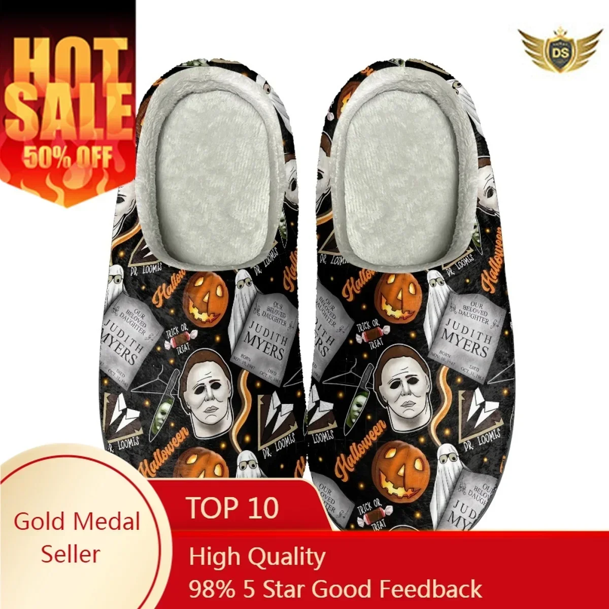 Hot Horror Movie Winter Slippers Dropshipping Non-slip Women Warm Cotton Slippers Casual Flats Warm Home Slides Zapatos Mujer
Hot Horror Movie Winter Slippers Dropshipping Non-slip Women Warm Cotton Slippers Casual Flats Warm Home Slides Zapatos Mujer