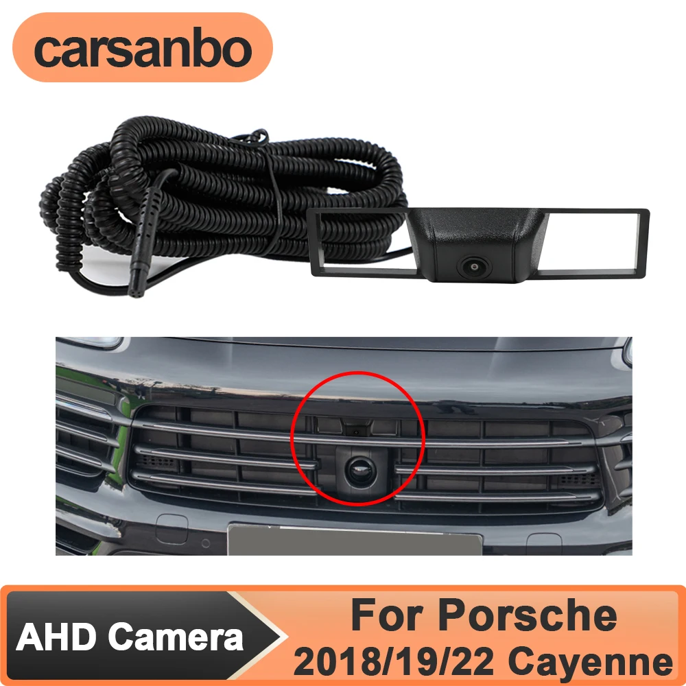 Carsanbo Night Vision AHD 1080P Car Front View Camera for Porsche 2018/2019/2022 Cayenne Fisheye 150° Lens Parking Monitoring
Carsanbo Night Vision AHD 1080P Car Front View Camera for Porsche 2018/2019/2022 Cayenne Fisheye 150° Lens Parking Monitoring