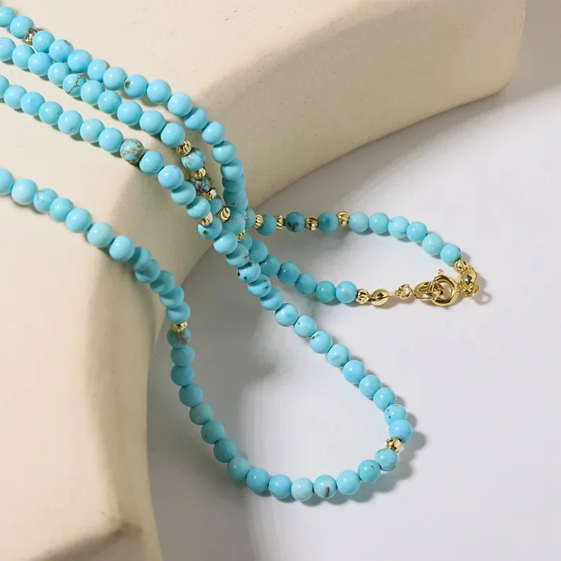 Original Design National Style Turquoise Necklace Personality Light Luxury Bohemian Beads Long Sweater Chain Collar Women Choker
Original Design National Style Turquoise Necklace Personality Light Luxury Bohemian Beads Long Sweater Chain Collar Women Choker