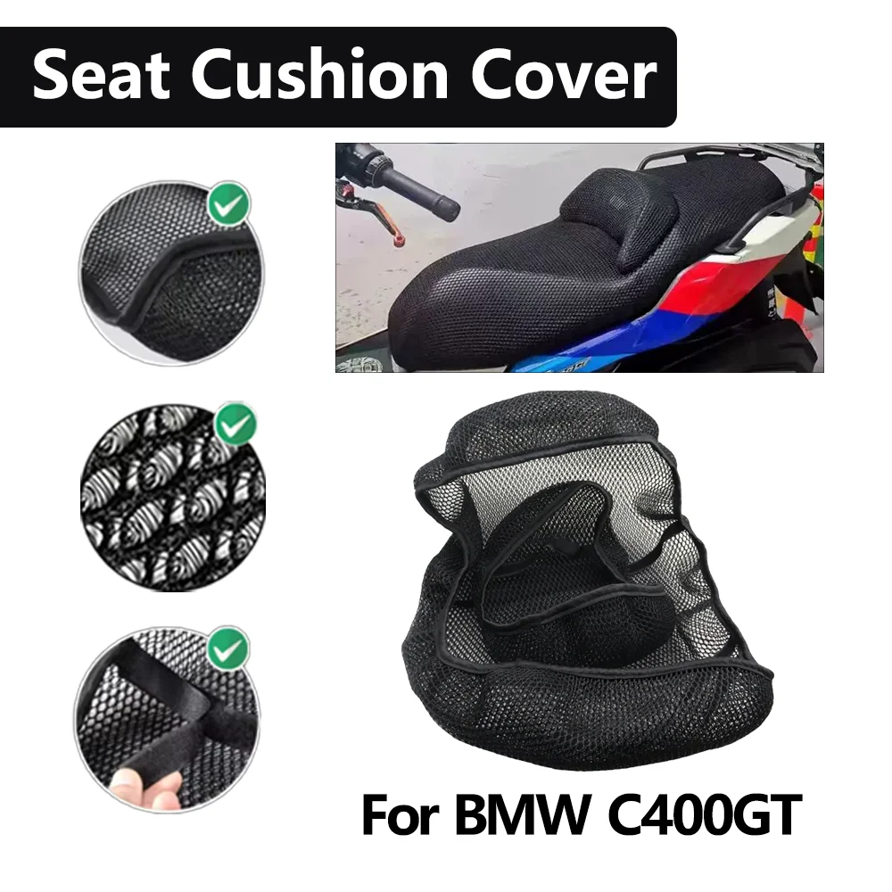 For BMW C400GT C400 GT C 400GT Mesh Motorcycle Seat Cover 3D Elastic Breathable Heat resistant Anti-Slip Protector Cover
For BMW C400GT C400 GT C 400GT Mesh Motorcycle Seat Cover 3D Elastic Breathable Heat resistant Anti-Slip Protector Cover
