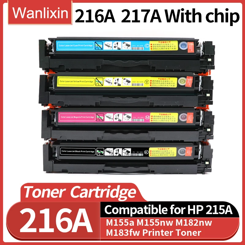 215A 216A с чипом, совместимый тонер-картридж для принтера HP Laserjet Pro M155a M155nw M182nw M182nw M183fw M183 W2310A W2410A
215A 216A с чипом, совместимый тонер-картридж для принтера HP Laserjet Pro M155a M155nw M182nw M182nw M183fw M183 W2310A W2410A