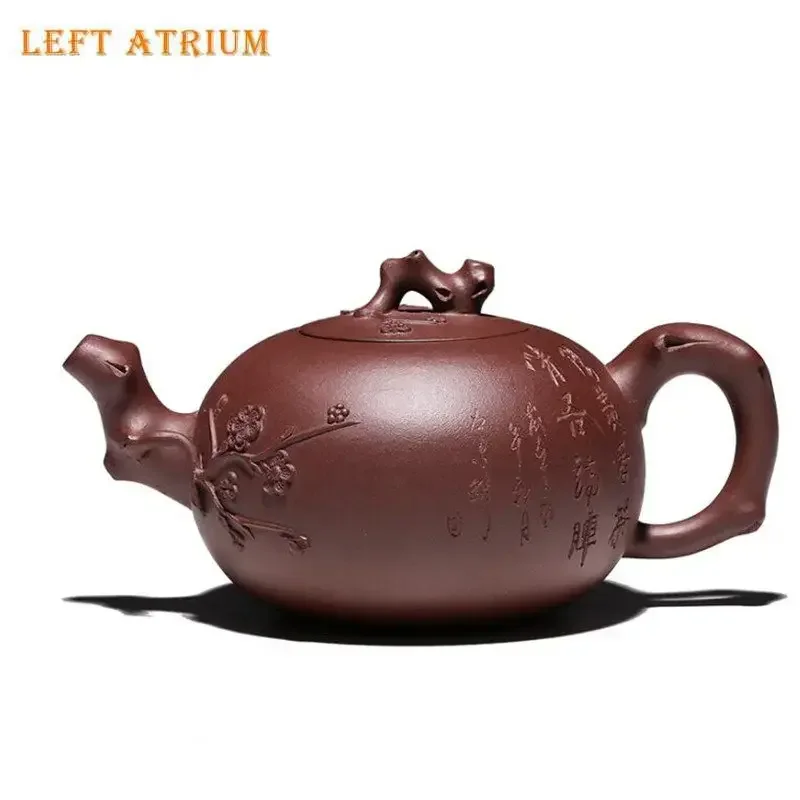 360ml Yixing Purple Clay Teapots Large Capacity Famous Handmade Plum Blossom Tea Pot Beauty Kettle Chinese Zisha Tea Set
360ml Yixing Purple Clay Teapots Large Capacity Famous Handmade Plum Blossom Tea Pot Beauty Kettle Chinese Zisha Tea Set