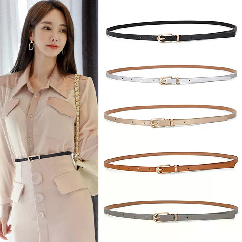 1PC Fashion Black White Gray Women Thin Pu Belt Adjustable Pin Buckle Waistband
1PC Fashion Black White Gray Women Thin Pu Belt Adjustable Pin Buckle Waistband