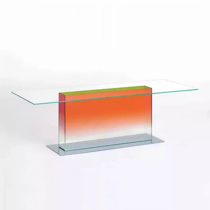 Italian GLAS tempered glass dining table gradual change transparent table entrance living room designer minimalist
Italian GLAS tempered glass dining table gradual change transparent table entrance living room designer minimalist