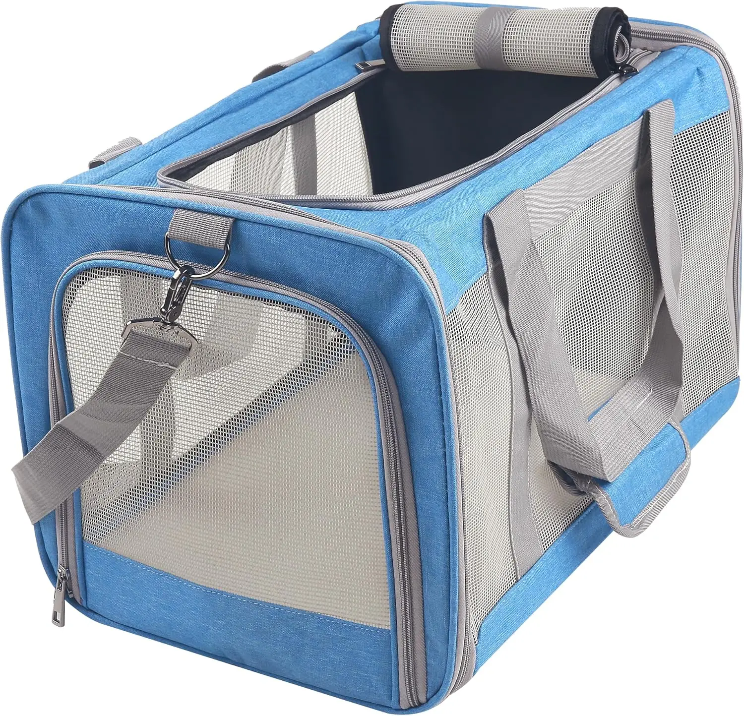 ATVobi Portable Cat Carrier for Small to Large Cats - Soft, Airline Approved, Blue
ATVobi Portable Cat Carrier for Small to Large Cats - Soft, Airline Approved, Blue