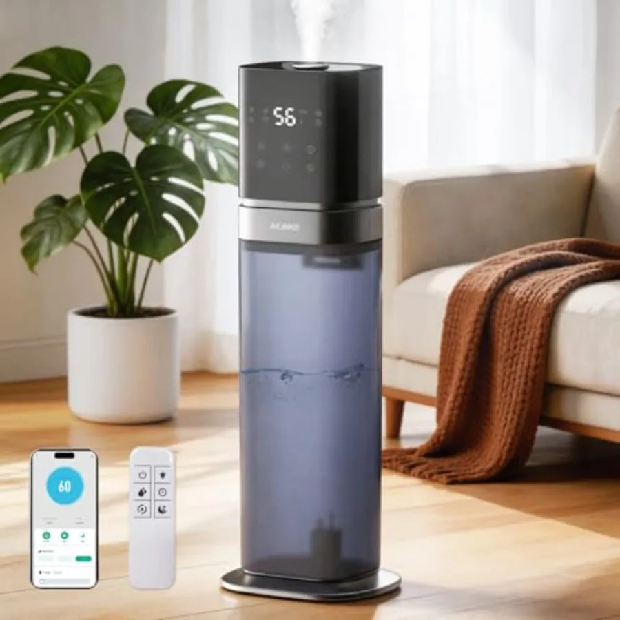 Humidifiers for Bedroom 2.1Gal/8L, Smart Humidifier for Large Room, Cool Mist Humidifiers for Home Plants, Top Fill Humidifier
Humidifiers for Bedroom 2.1Gal/8L, Smart Humidifier for Large Room, Cool Mist Humidifiers for Home Plants, Top Fill Humidifier