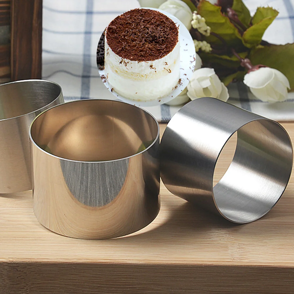 2 Inch Stainless Steel Cake Mold Round Pastry for Baking Mousse Mold Small Cutters Silver Color 5x5x3 8cm
2 Inch Stainless Steel Cake Mold Round Pastry for Baking Mousse Mold Small Cutters Silver Color 5x5x3 8cm