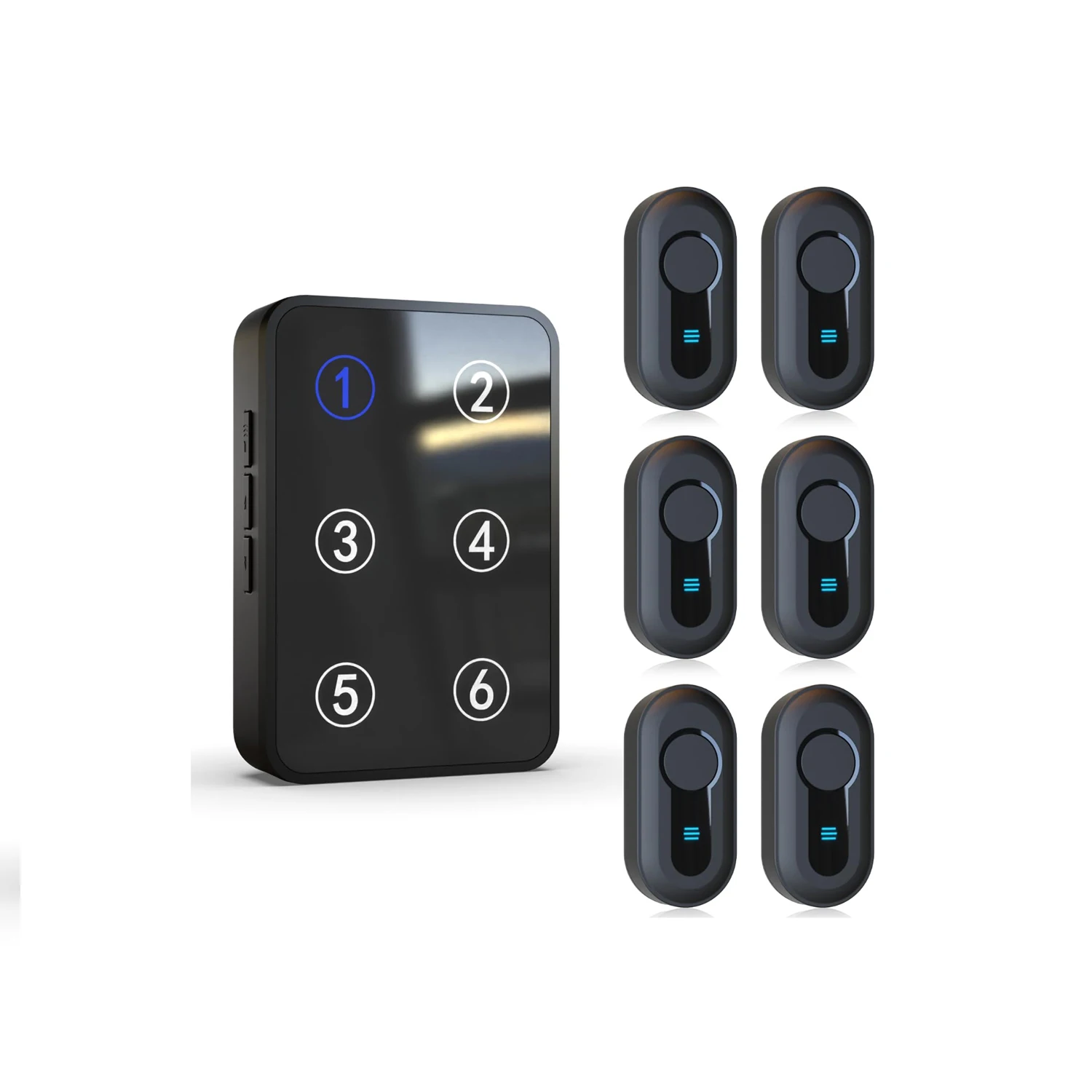 Number Display Nurse Pager System Waterproof Panic Alarm Caregiver Calling Button for Home & Hotel Use with LED Screen
Number Display Nurse Pager System Waterproof Panic Alarm Caregiver Calling Button for Home & Hotel Use with LED Screen
