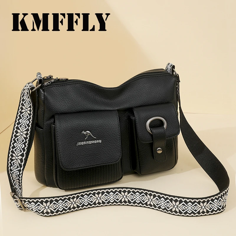 New Multi Pocket Women's Handbag High Quality Soft PU Leather Female Shoulder Bag Luxury Designer Girl Tote Bolsas Sac
New Multi Pocket Women's Handbag High Quality Soft PU Leather Female Shoulder Bag Luxury Designer Girl Tote Bolsas Sac