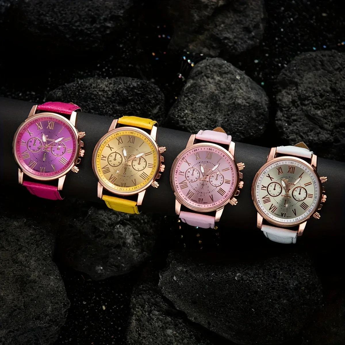 10pcs-Fashion Quartz Watch Set, Unisex (Multiple Colors), PU Leather Strap, Alloy Case, Ideal Gift for Friends and Family
10pcs-Fashion Quartz Watch Set, Unisex (Multiple Colors), PU Leather Strap, Alloy Case, Ideal Gift for Friends and Family
