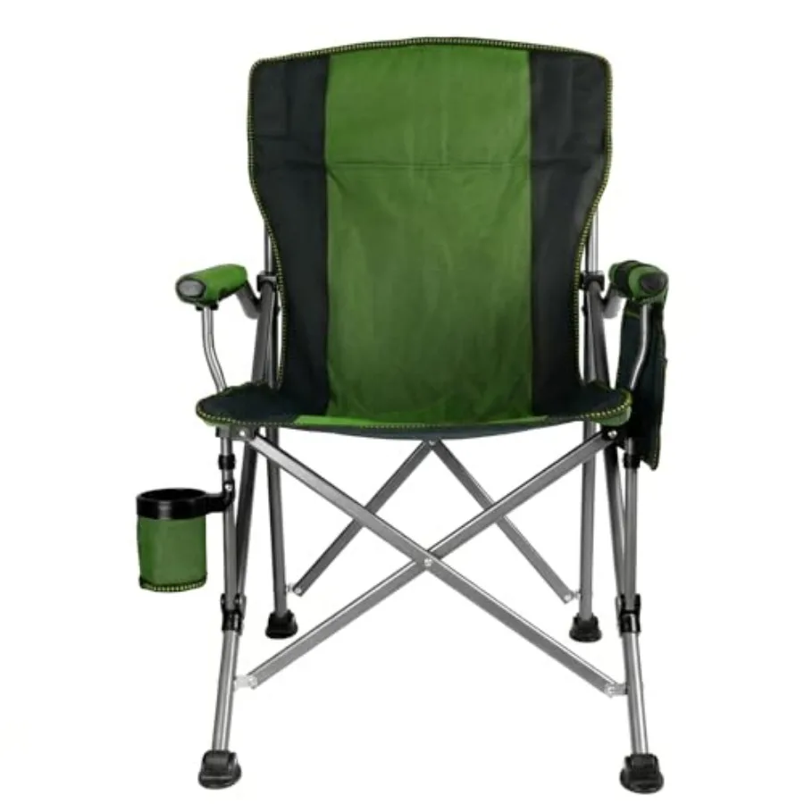 Heavy Duty Camping Chair 400LBS Oversized Folding Chair with Cup Holder and Side Pocket, Portable Lawn Chair for Outdoor Campin
Heavy Duty Camping Chair 400LBS Oversized Folding Chair with Cup Holder and Side Pocket, Portable Lawn Chair for Outdoor Campin