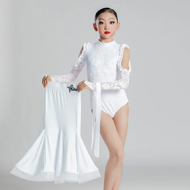 Children'S Latin Dance Clothes Girls' Practice Clothes Ballroom Dance Professional Competition Dress Latin Dance Skirts DN10930
Children'S Latin Dance Clothes Girls' Practice Clothes Ballroom Dance Professional Competition Dress Latin Dance Skirts DN10930
