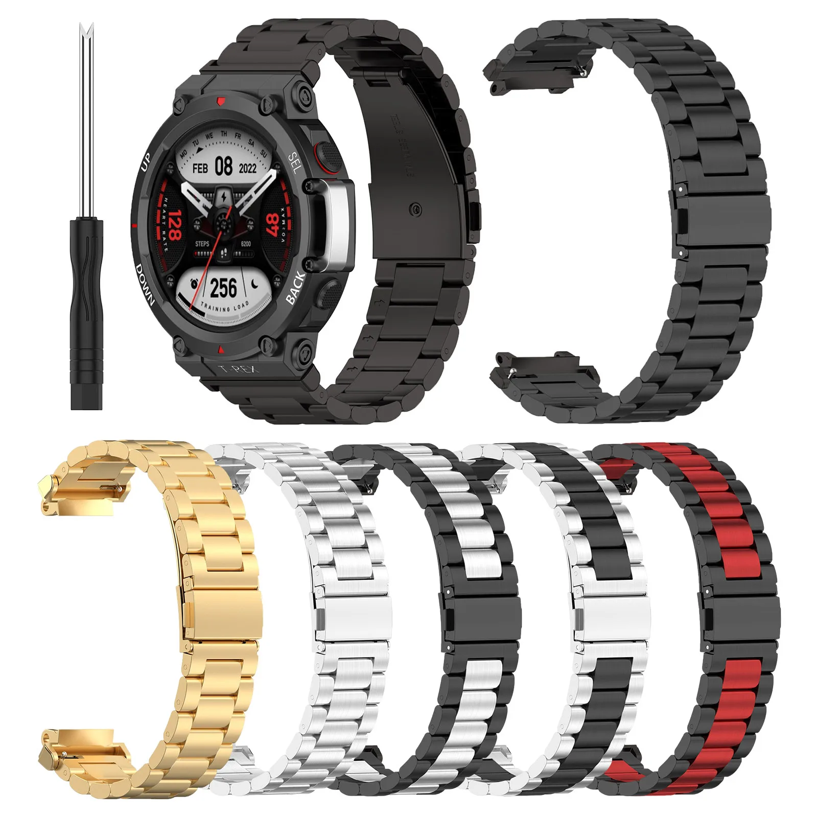 Metal Band Replacement Straps For T Rex2 Smart Watch Bracelet Stainless Steel Wrist Strap T Rex 2
Metal Band Replacement Straps For T Rex2 Smart Watch Bracelet Stainless Steel Wrist Strap T Rex 2