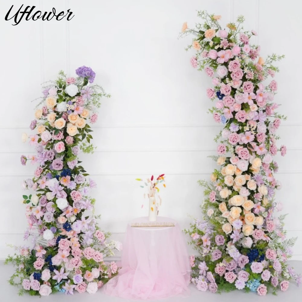 Uflower Colorful Mix Rose Greenery Wedding Backdrop Floral Arrangement Horn Arch Floor Flower Row Decoration Event Stage Props
Uflower Colorful Mix Rose Greenery Wedding Backdrop Floral Arrangement Horn Arch Floor Flower Row Decoration Event Stage Props
