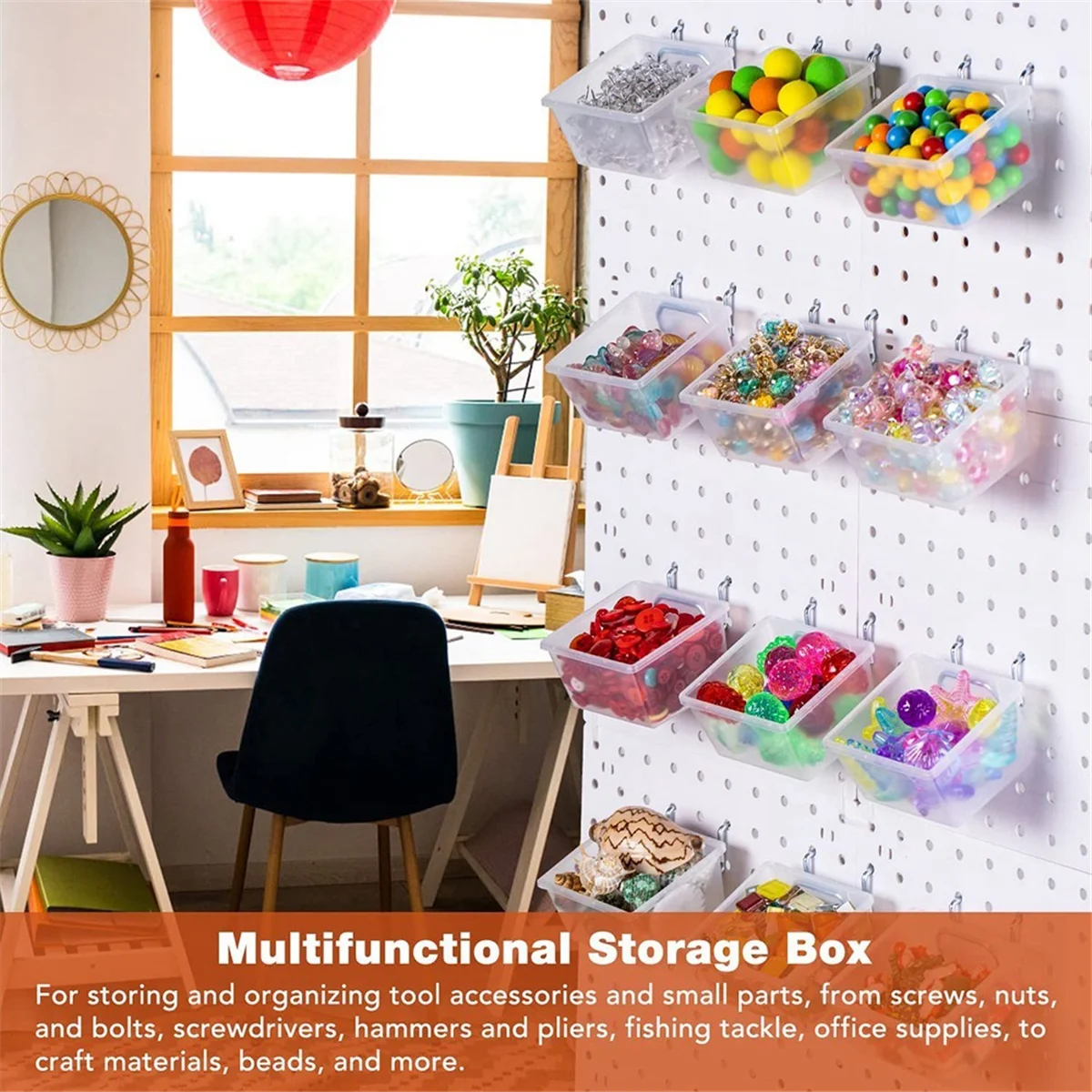Pegboard Clear Bins 6 Pack Pegboard Clear Bins Pegboard Bins Hooks DIY Pegboard Accessories Workbench Small Bins Fit 1/4 -1/8 Pe
Pegboard Clear Bins 6 Pack Pegboard Clear Bins Pegboard Bins Hooks DIY Pegboard Accessories Workbench Small Bins Fit 1/4 -1/8 Pe