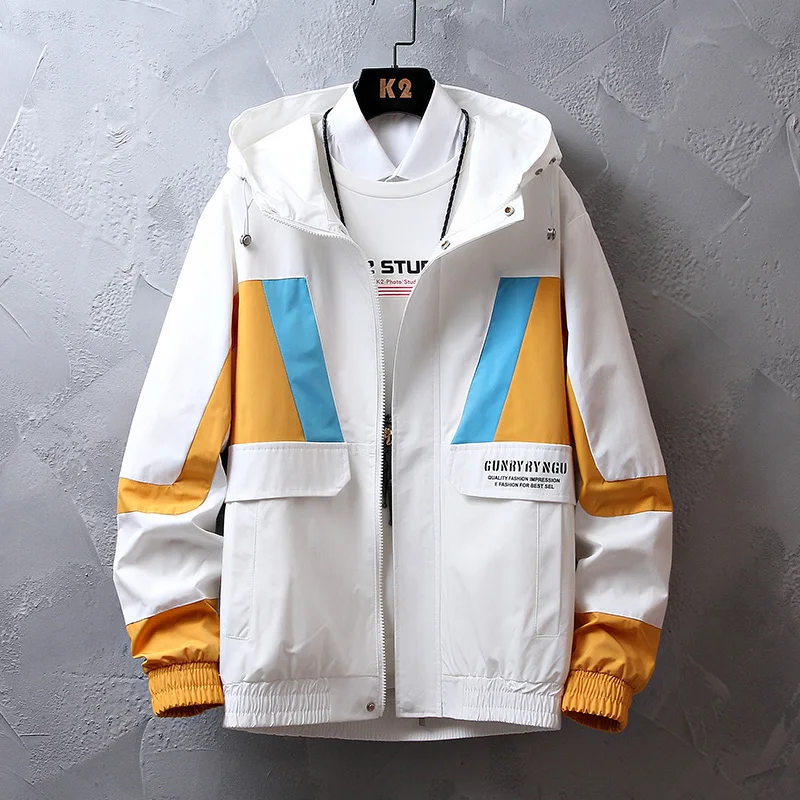 Fashion Nice Spring Casual Men's Hooded Jackets Streetwear Pinted Youth Coats Autumn Hip Hop Male Outwear Windbreaker Clothing
Fashion Nice Spring Casual Men's Hooded Jackets Streetwear Pinted Youth Coats Autumn Hip Hop Male Outwear Windbreaker Clothing