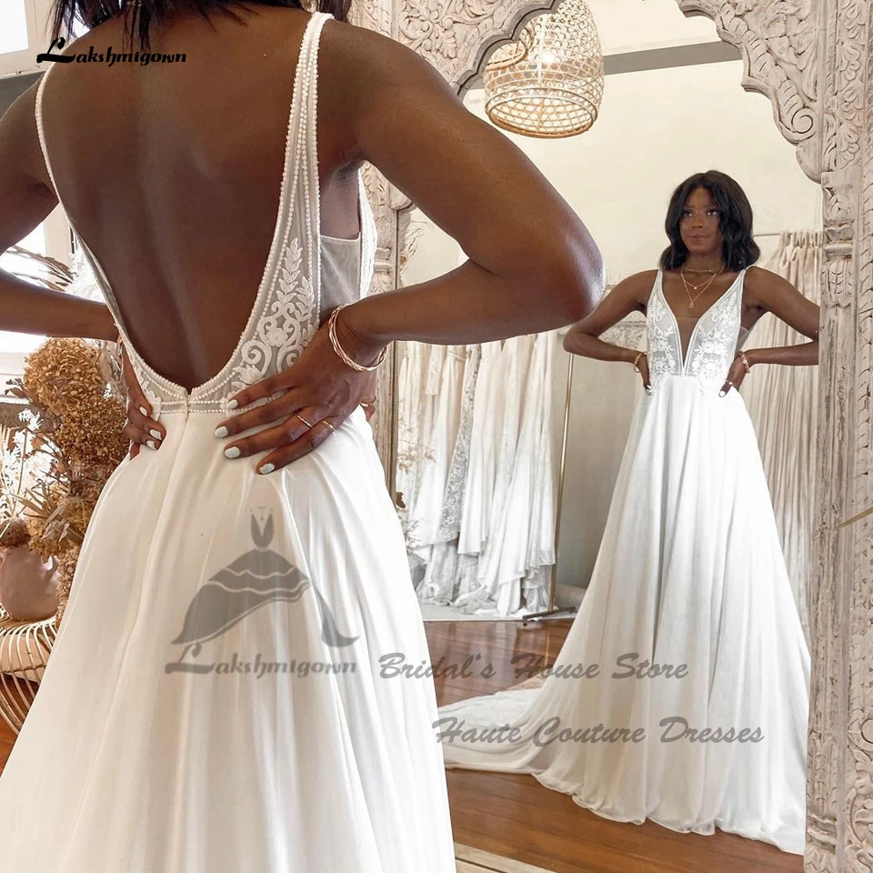 Simple Bohemian Wedding Dress Abiti Da Sposa 2022 Sexy Bridal Puffy Chiffon Long Beach Wedding Dresses Backless
Simple Bohemian Wedding Dress Abiti Da Sposa 2022 Sexy Bridal Puffy Chiffon Long Beach Wedding Dresses Backless