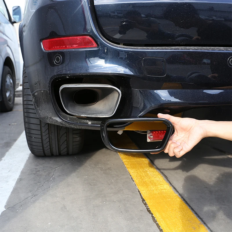 Car Tail Muffler Exhaust Pipe Output Cover Stainless Steel For X5 F15 X6 F16 2015-2018 (for M Sports Version)
Car Tail Muffler Exhaust Pipe Output Cover Stainless Steel For X5 F15 X6 F16 2015-2018 (for M Sports Version)