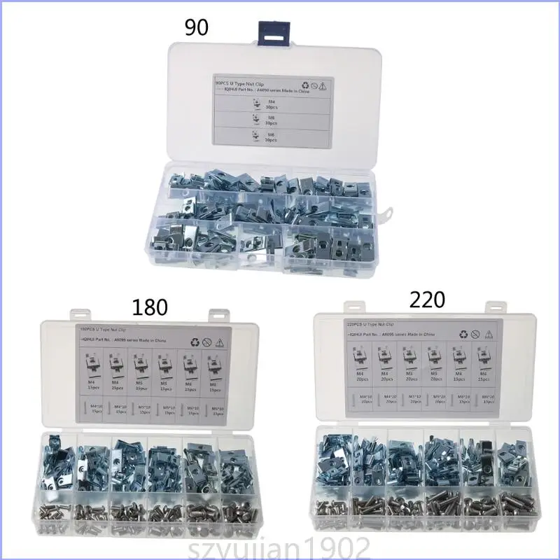 124B M4/M5/M6 U Nuts Speed Clips Fastener for Electric Car Tractor Motorcycle Fairing Bodywork Panel 180pcs/220pcs/90pcs
124B M4/M5/M6 U Nuts Speed Clips Fastener for Electric Car Tractor Motorcycle Fairing Bodywork Panel 180pcs/220pcs/90pcs