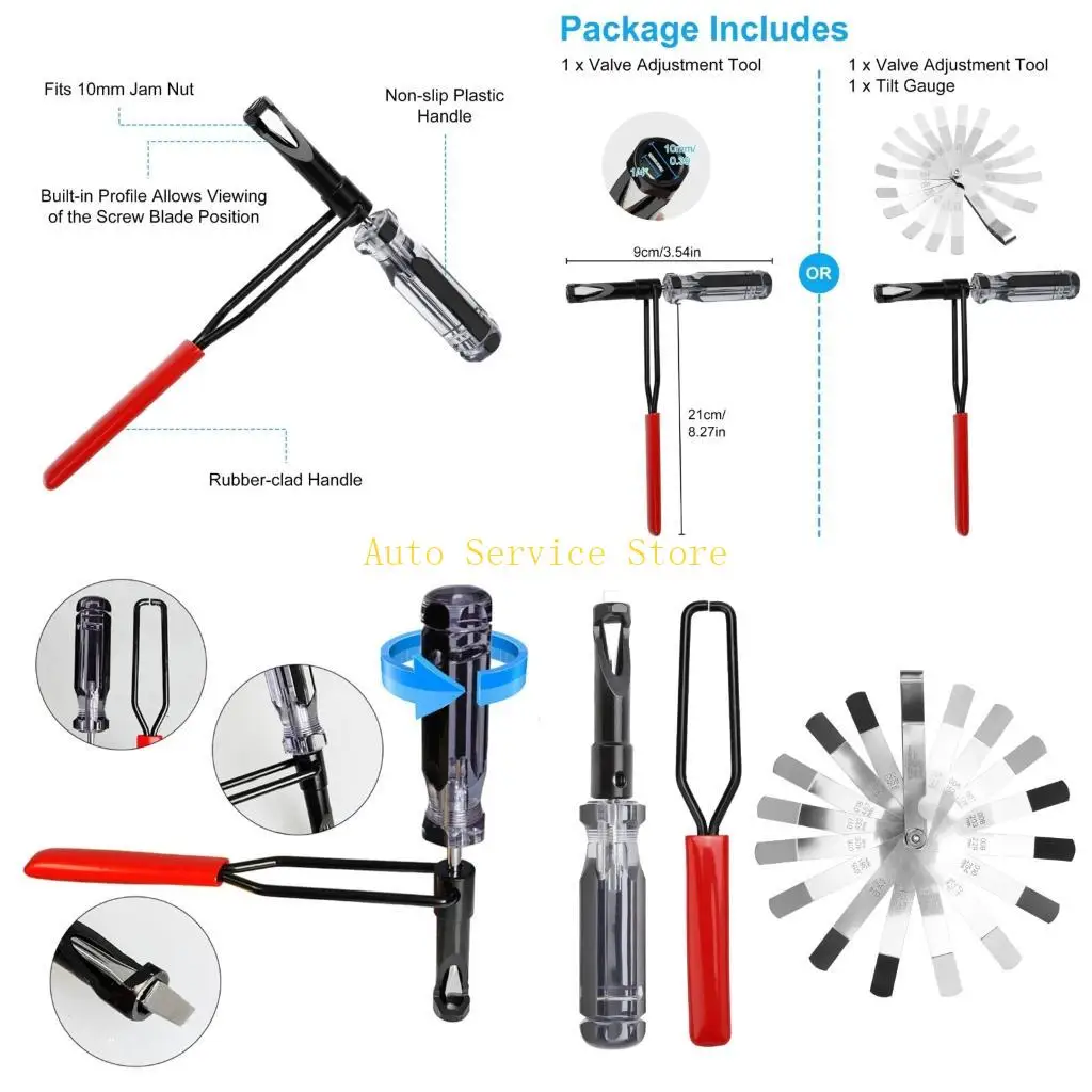 462A Reliable Valves Wedges Adjustment Tool Ergonomic Gate Adjuster for 10Mm Lock Nut On Most Japanese Automotive Engines
462A Reliable Valves Wedges Adjustment Tool Ergonomic Gate Adjuster for 10Mm Lock Nut On Most Japanese Automotive Engines
