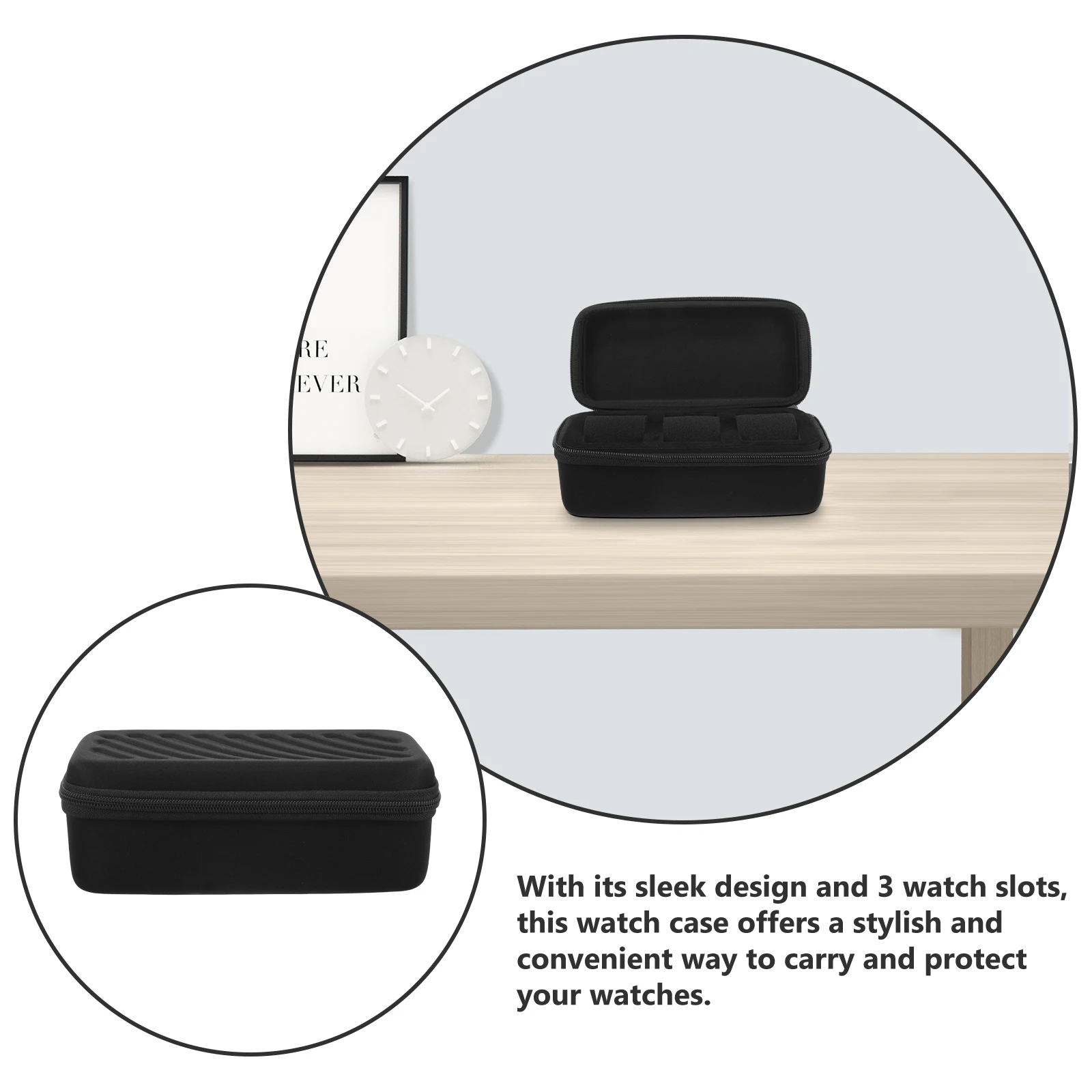 3 Portable Watch Case for Men Mens Watch Organizers And Storage Women Black Travel Organizer Storage Box
3 Portable Watch Case for Men Mens Watch Organizers And Storage Women Black Travel Organizer Storage Box